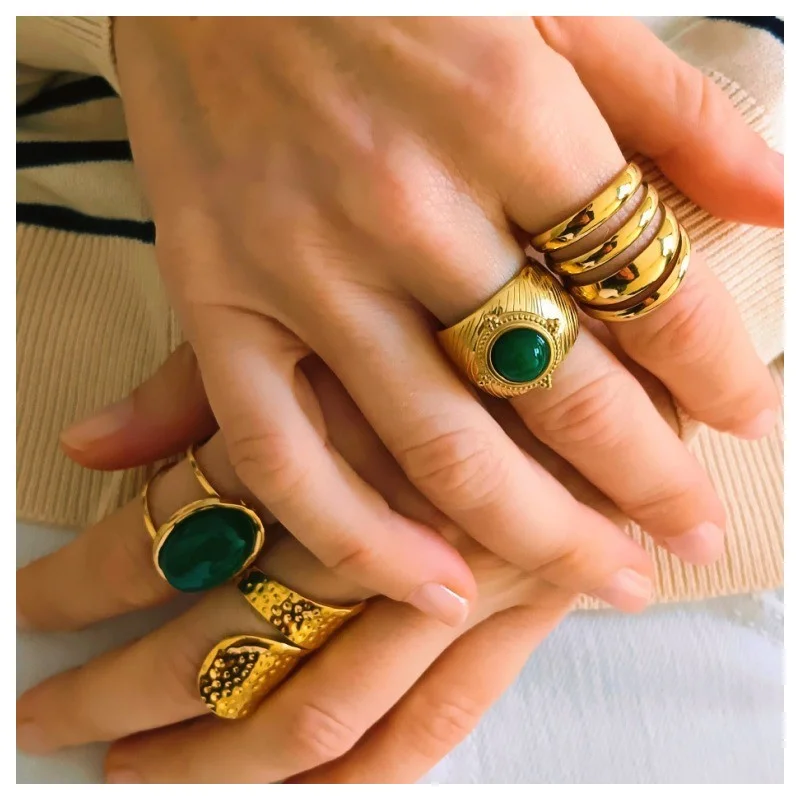 anillos dorados